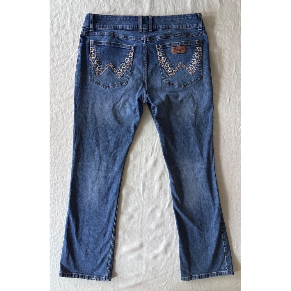 Wrangler Retro Sadie Bootcut Jeans Western Embroidered - SIZE 34 x 34 - Picture 10 of 14